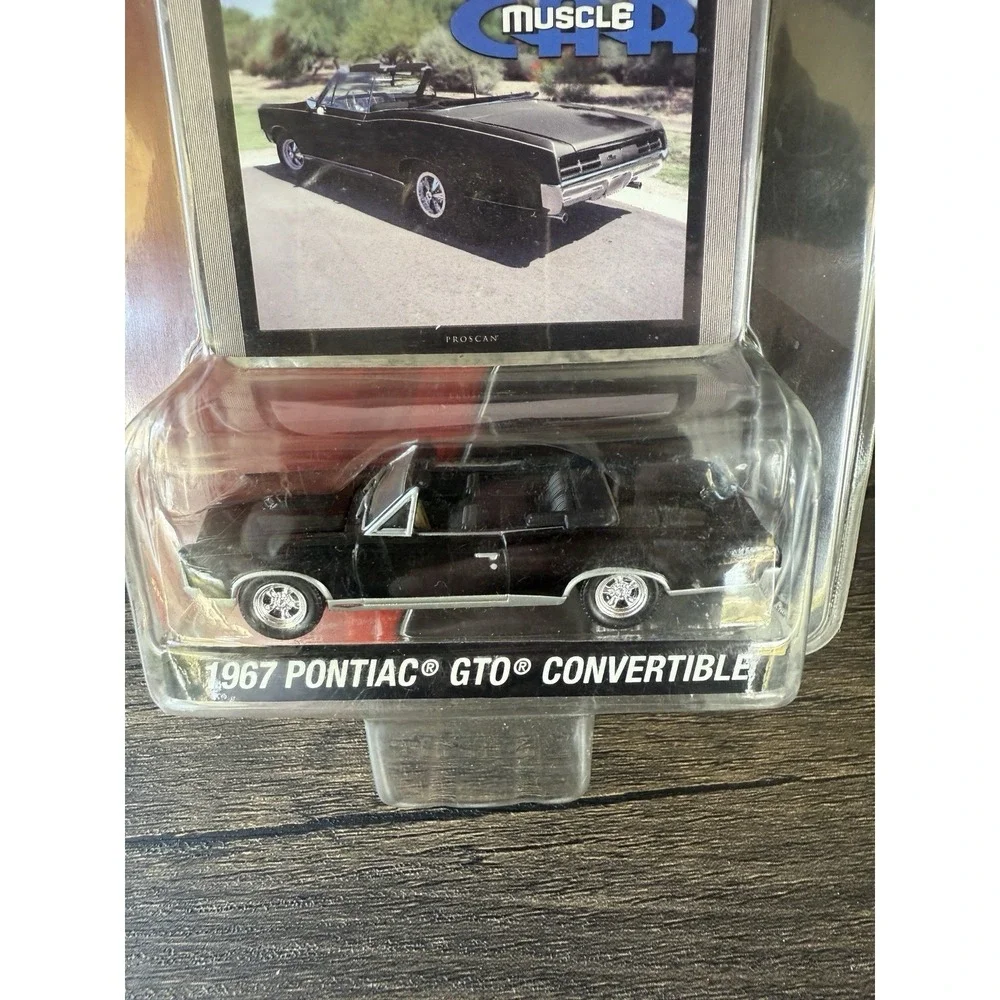 Greenlight Speed 1967 Pontiac GTO Convertible‎ Black 1:64 Diecast NEW NIP